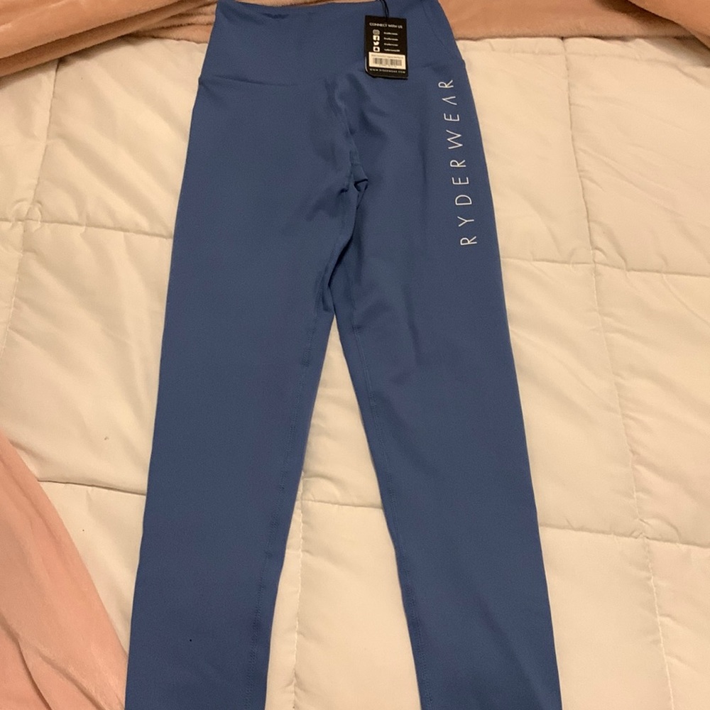 ryderwear scrunch butt baby blue leggings